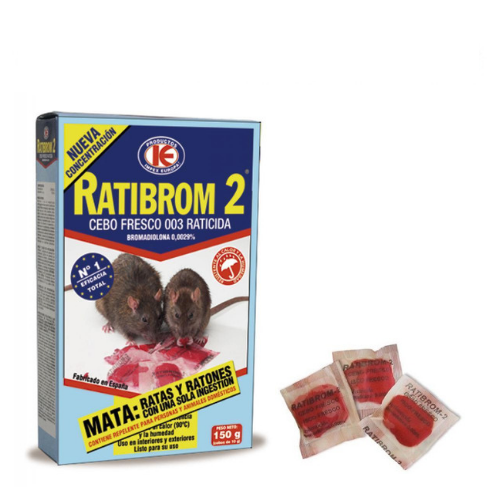 Raticida Brow2 veneno contra ratas, ratones y roedores para uso privado. –  La Tienda del Canario