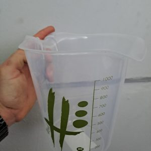 Vaso medidor de liquido irrompible Silicona Antifúngico HEGA