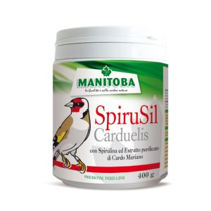Spirusil Carduelis 400 GRAMOS ( Espirulina+ vitaminas + Cardo mariano +Aminoacidos ) MANITOBA